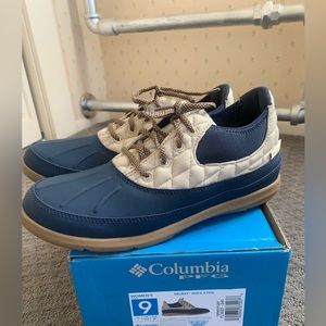 Columbia PFG Delray Duck II Shoes Fishing Waterproof  Women's Size 9, Excellent
